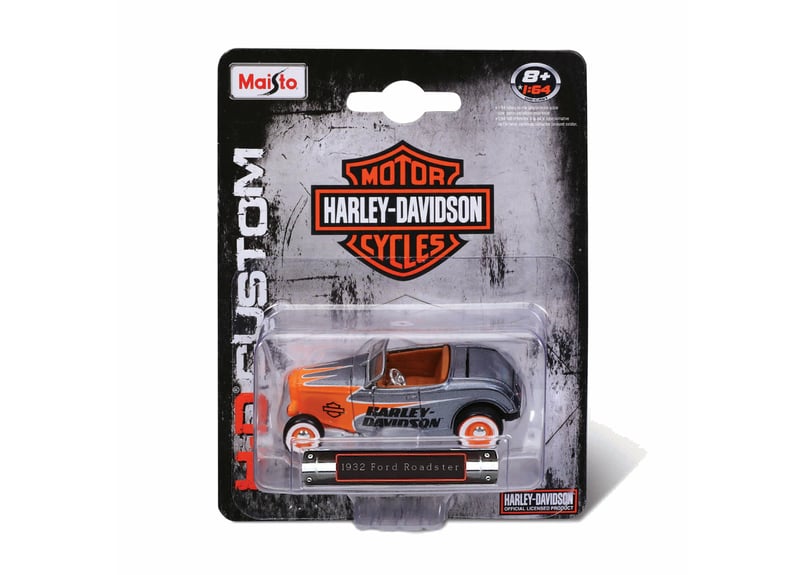 Maisto 1/64 ダイキャストミニカー 6種セット ハーレーダビッドソン