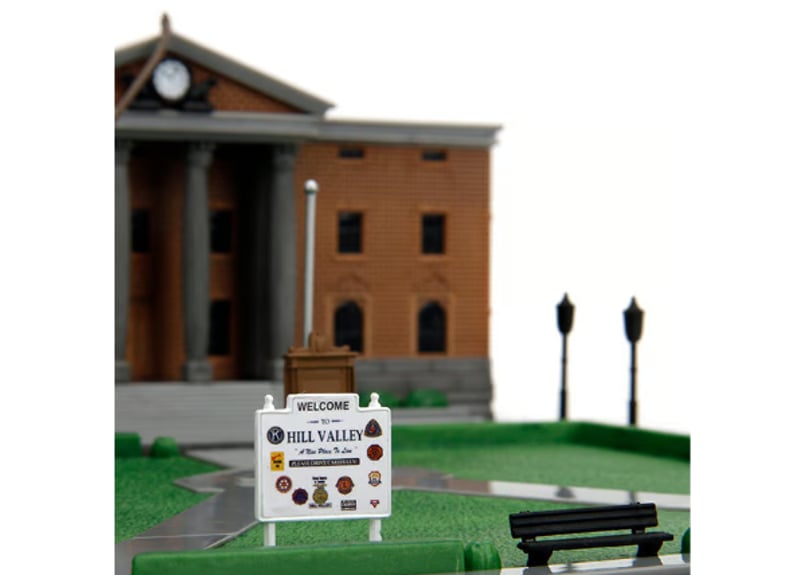 バックトゥザフューチャー ジオラマ NANO SCENE BTTF HILLVALLEY CO