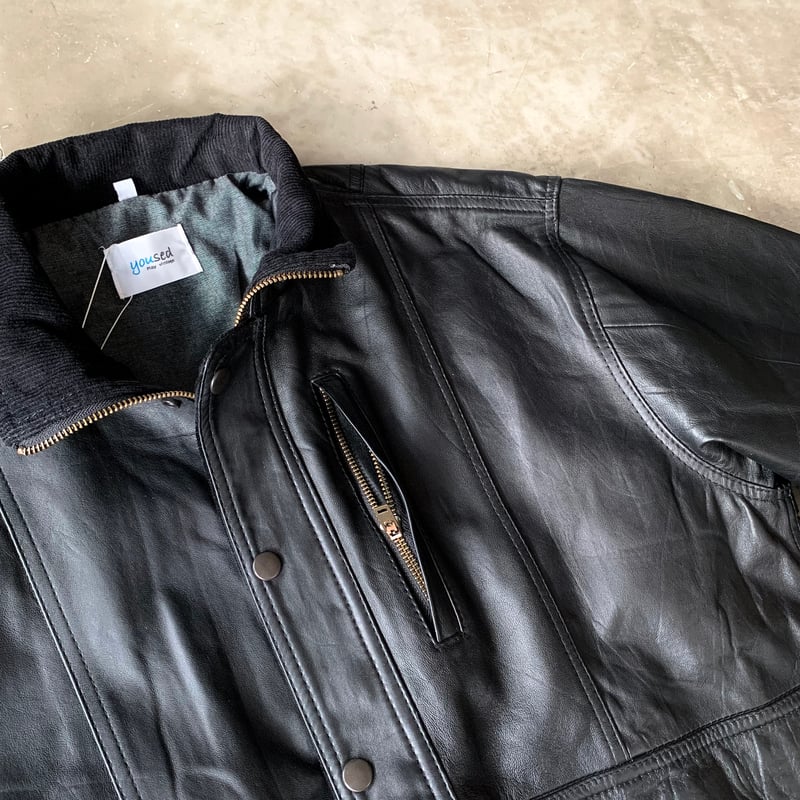 yoused/ユーズド『RETRO BAGGIES LEATHER JKT』 | SUNQGO