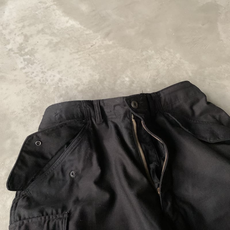 dead stock/デッドストック『m65 crgo pants 後染めblack』 | S