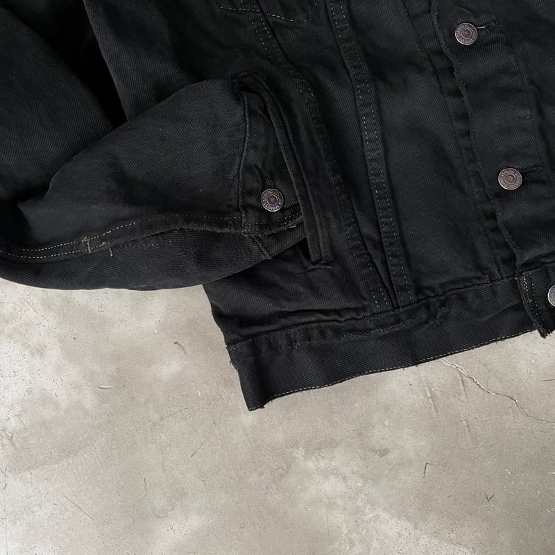 ジャケット・アウター yoused Special Black vintage denim JKT yoused/ユーズド『Double Black Vintage Denim Jkt』