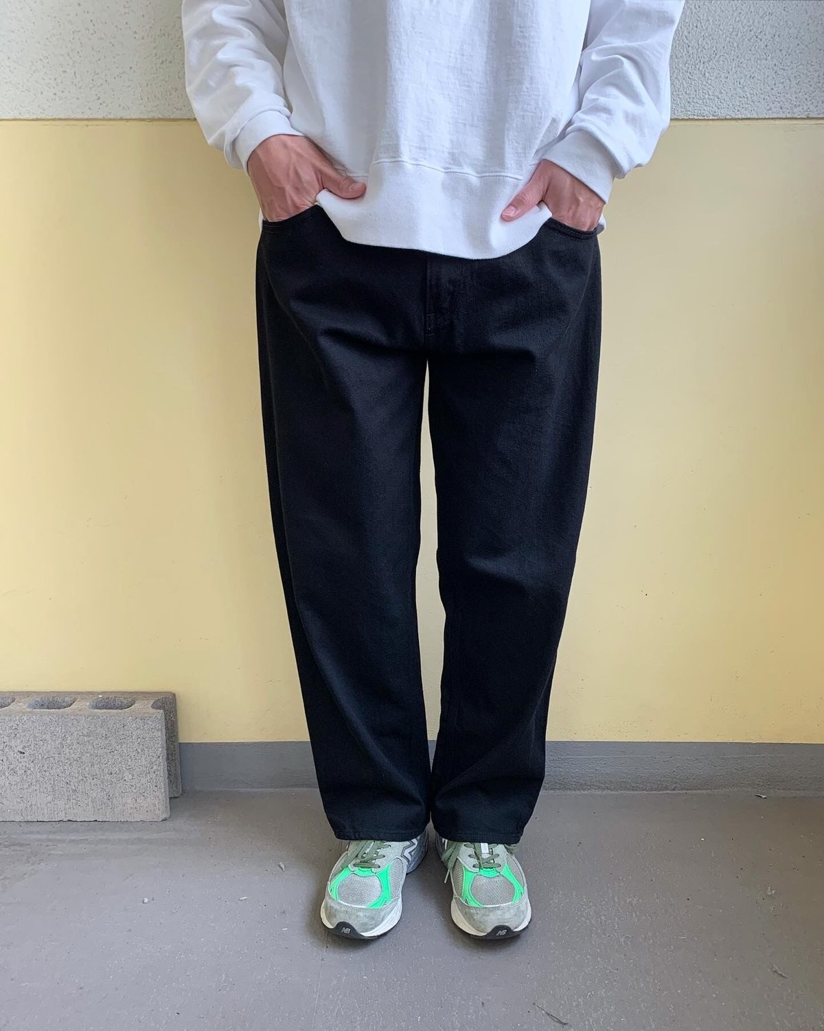 PRISON BLUES/プリズンブルース『Black Denim painter pants PRISON BLUES/プリズンブルース『Black Denim painter pants