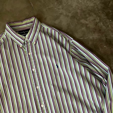 Used/ユーズド『Upcycle Ralph Lauren Stripe Shirt』