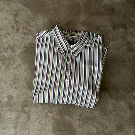 Used/ユーズド『Upcycle Ralph Lauren Stripe Shirt』