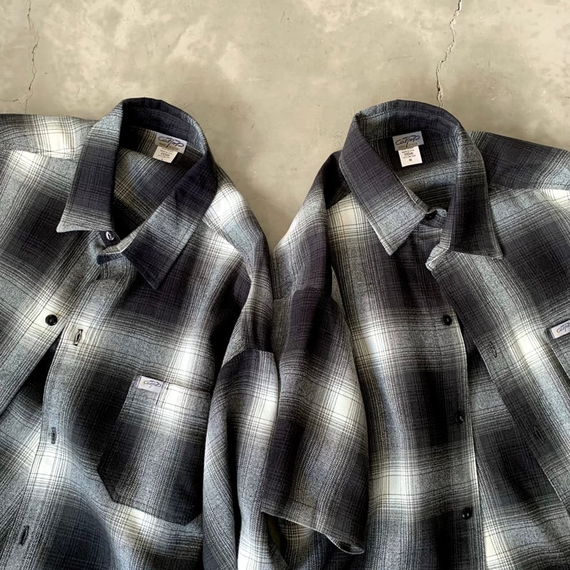 Caltop/キャルトップ『Upcycle Ombre check shirt』 | SUNQGO