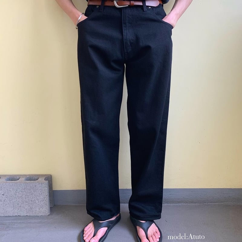 PRISON BLUES/プリズンブルース『Black Denim painter pants