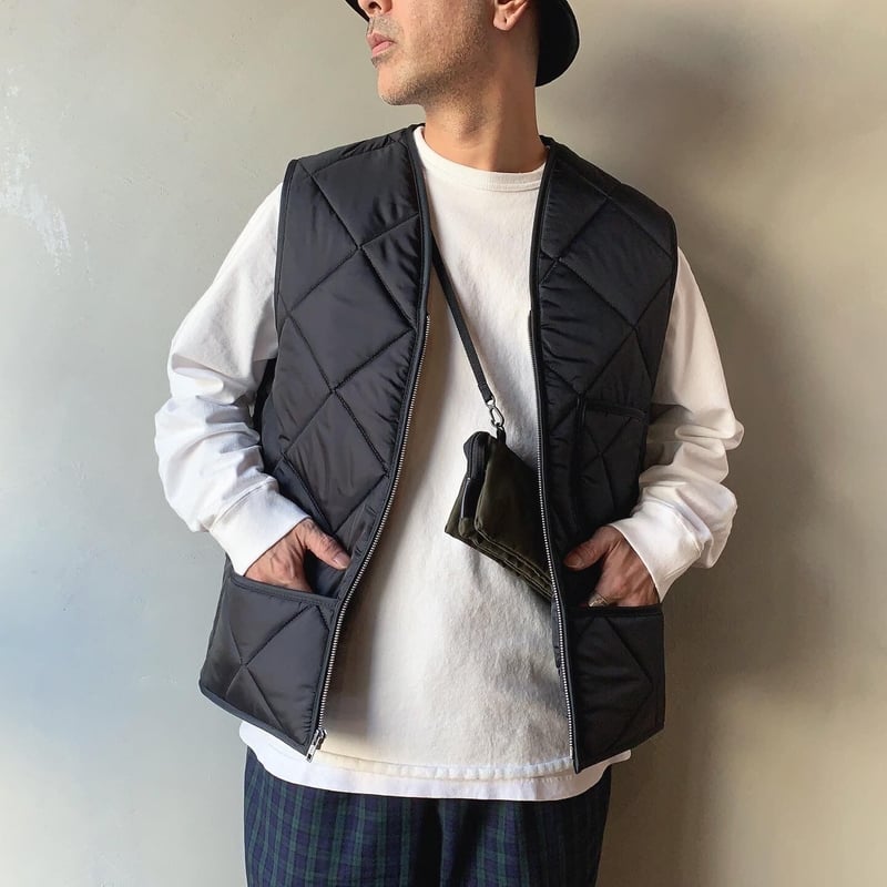 SNAP'N'WEAR QUILTED NYLON VEST 〜 | SUNQGO