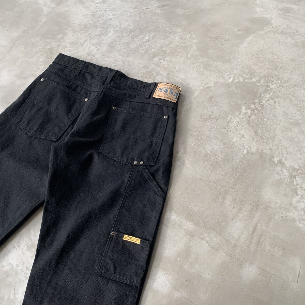 PRISON BLUES/プリズンブルース『Black Denim painter pants PRISON BLUES/プリズンブルース『Black Denim painter pants