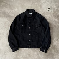 yoused/ユーズド『Double Black Vintage Denim Jkt "C"