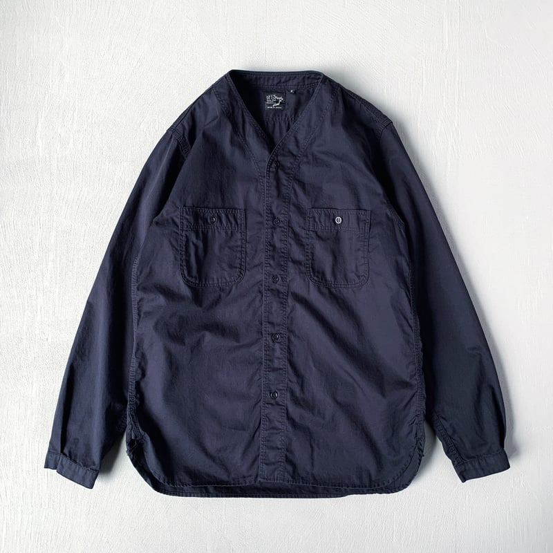 ⚫︎サイズ3！orslow リネンウールノーカラーシャツジャケット 楽天市場】orslow ノーカラーの通販