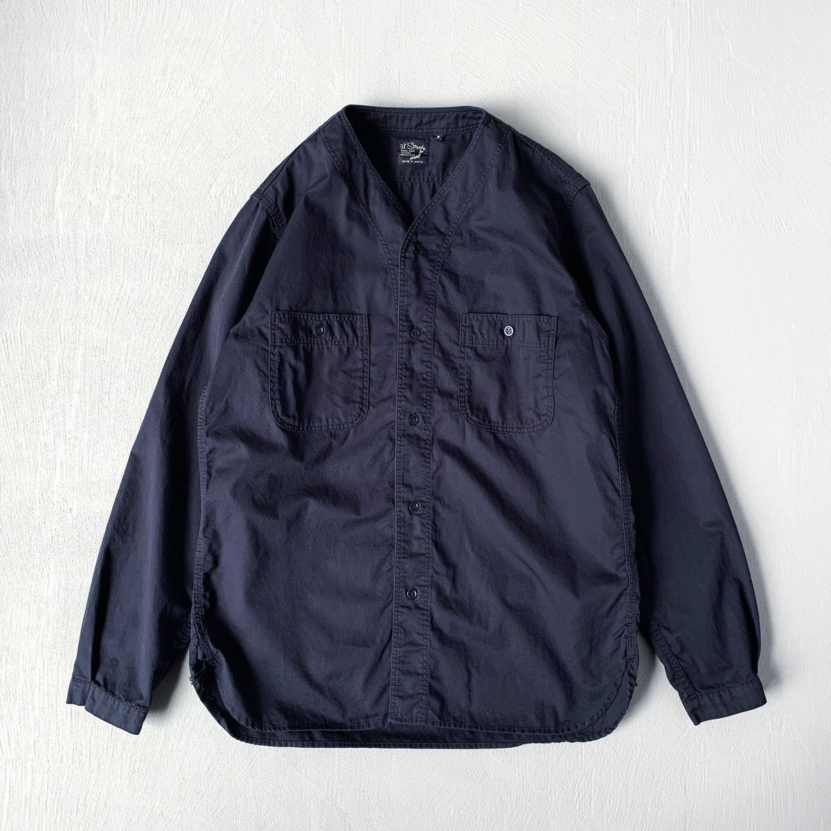 orSlow /オアスロウ『 NO COLLAR SHIRT 』 | SUNQGO