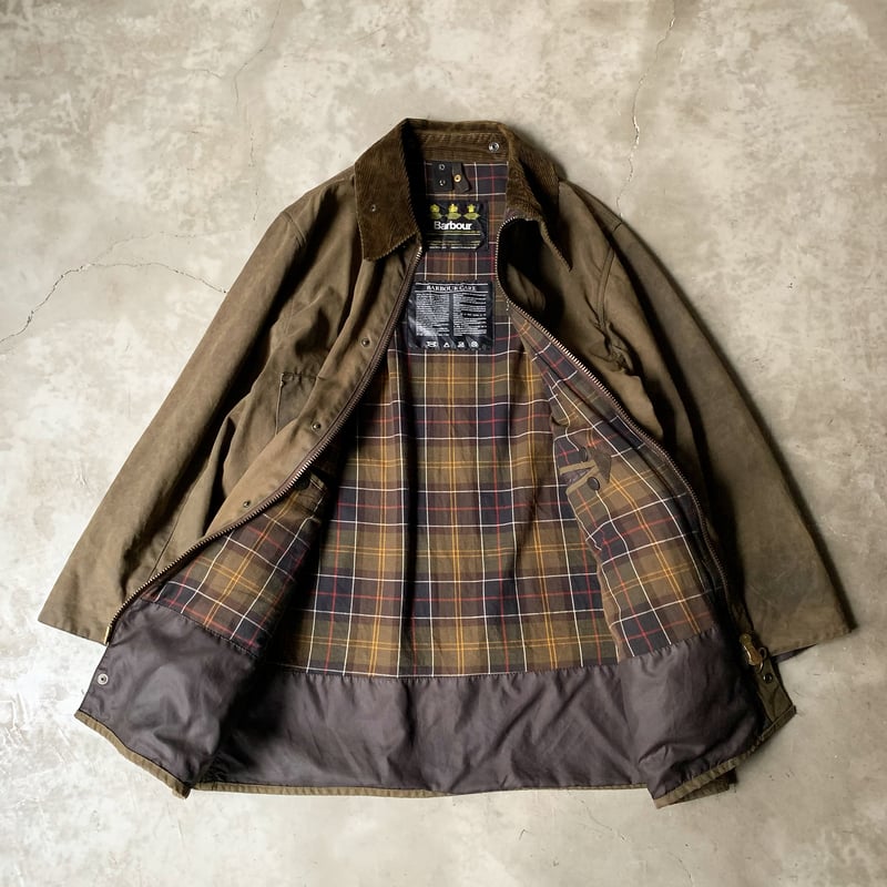 yoused購入 barbour border イギリス製 ビンテージ品 yoused/ユーズド『 Vintage Barbour Border Rreproof 』