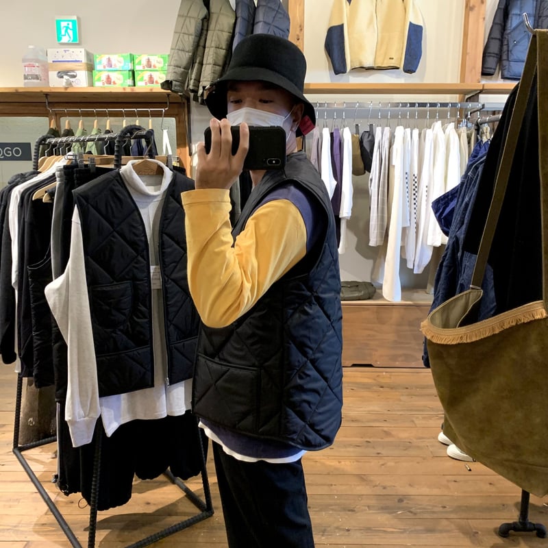 SNAP'N'WEAR QUILTED NYLON VEST 〜 | SUNQGO