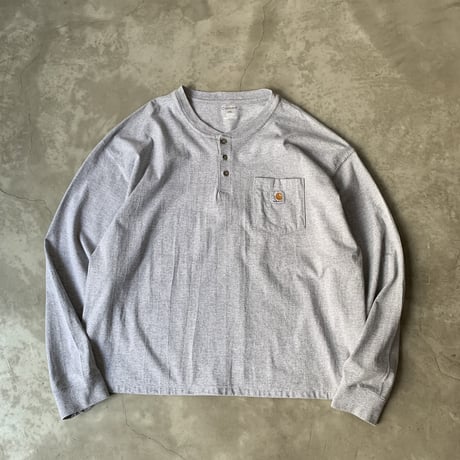 Used/ユーズド『UPCYCLE Carhartt henley neck L/sTee』