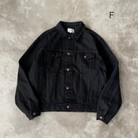 yoused/ユーズド『Double Black Vintage Denim Jkt』"F"
