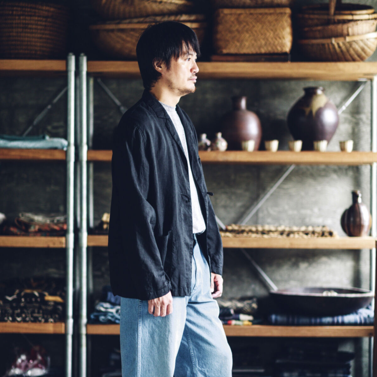 orSlow オアスロウ Frog button linen jacket 3 orSlow /オアスロウ『 Frog button linen jacket 』 | SU