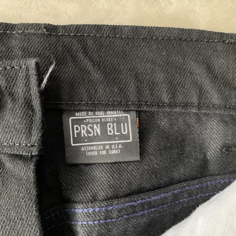 PRISON BLUES/プリズンブルース『Black Denim painter pants...