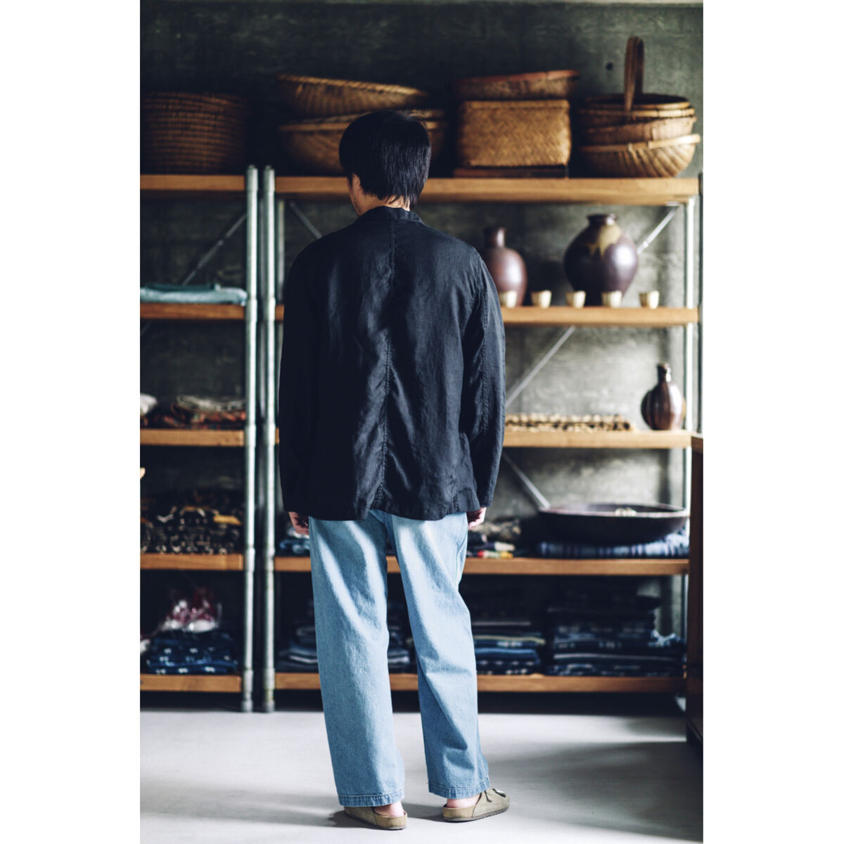 orSlow オアスロウ Frog button linen jacket 3 fit=scale-down,w=1200