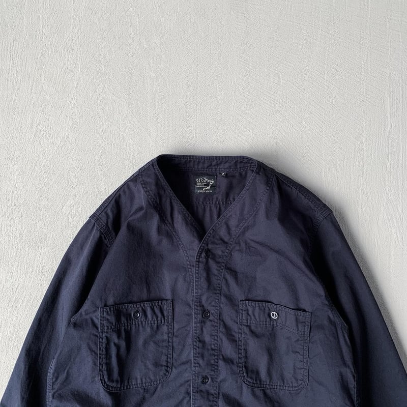 orSlow /オアスロウ『 NO COLLAR SHIRT 』 | SUNQGO