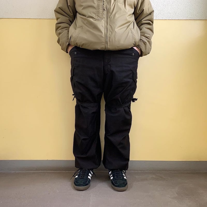 dead stock/デッドストック『m65 crgo pants 後染めblack』 | S