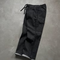 N.O.UN/ナウン『PAINTER SPINDLE BLACK PANTS』