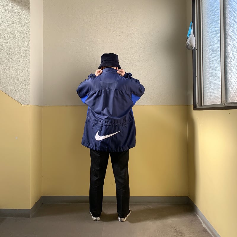 韓国 NIKE ナイキ ユベントス トータル90 ナイロンジャケット Mサイズ Used/ユーズド『90's〜00's nike nylon jacket』 | SUNQGO