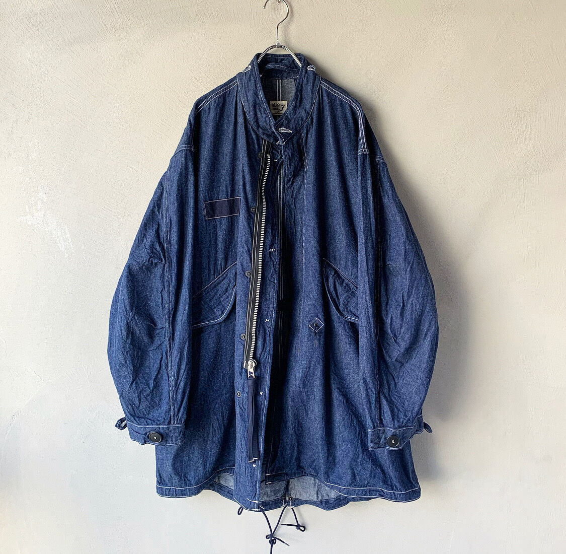 美品　orslow　M-65　fishtailcoat　denim　モッズコート 美品 orslow M-65 fishtailcoat denim モッズコート - メルカリ