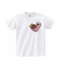 【sold out】カラーTシャツ(白)