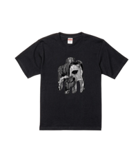 【sold out】モノクロTシャツ（黒）
