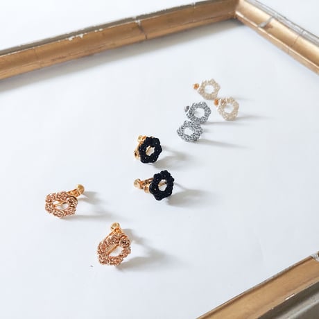 あわじむすびのヘキサゴンピアス/イヤリング