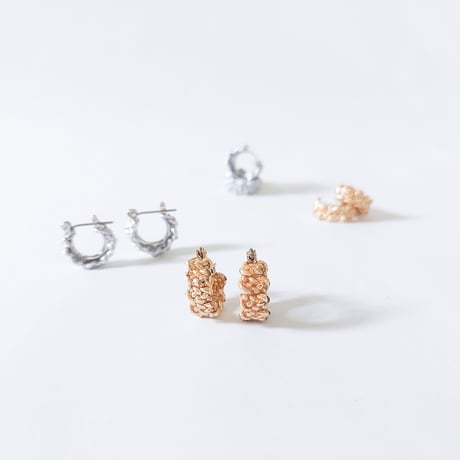 あわじむすびのフープピアス/イヤリング