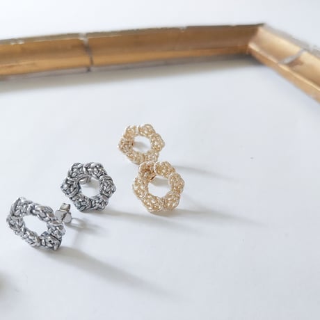 あわじむすびのヘキサゴンピアス/イヤリング