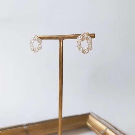 あわじむすびのヘキサゴンピアス/イヤリング