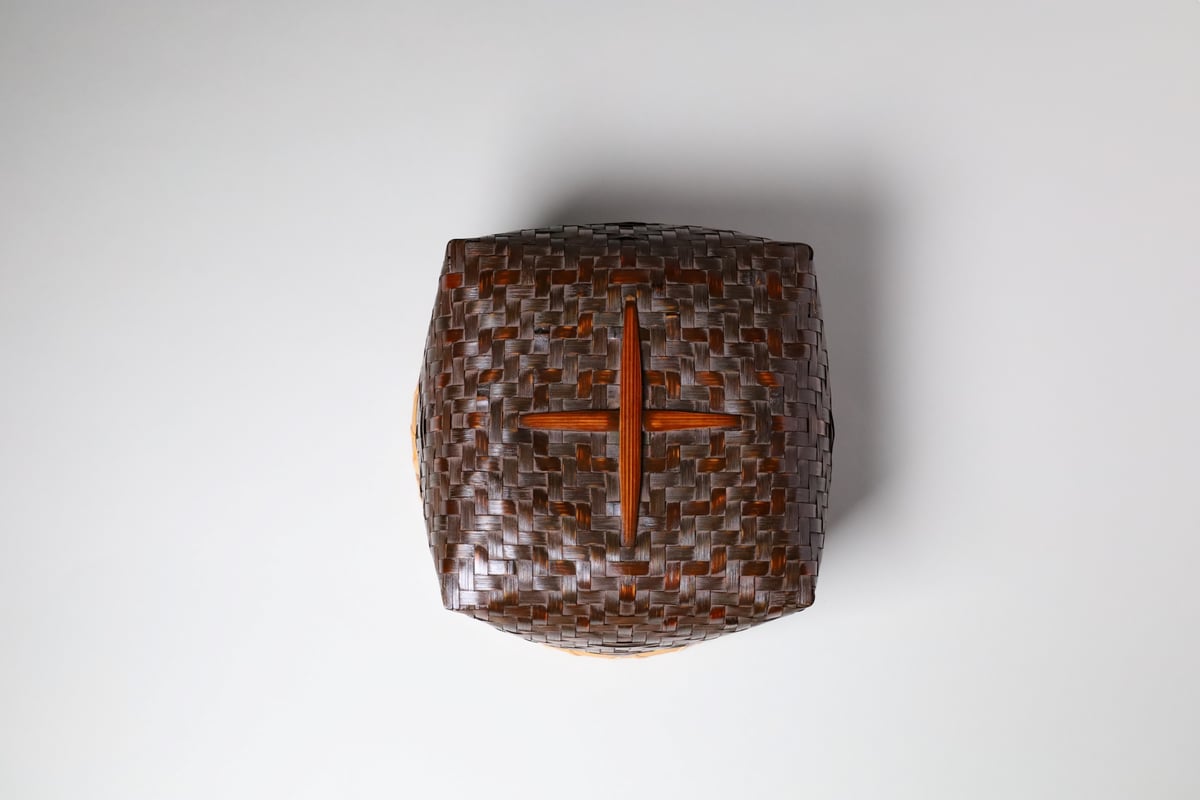 【茶道具】油竹炭斗　稽古用 利休好写油竹炭斗 炉用 | 丸岩美術 公式オンラインストア