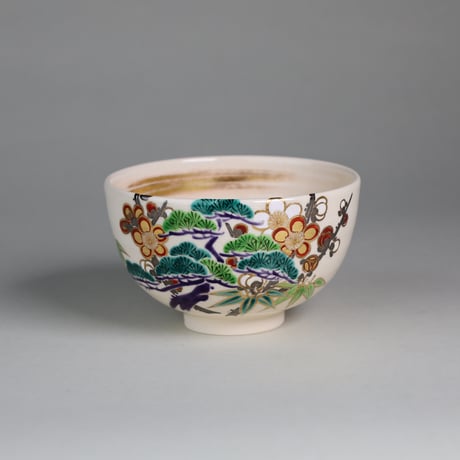 通次阿山　貞光　尚　茶碗　　立雛　香合　四点まとめて 通次阿山貞光尚茶碗立雛香合四点まとめて