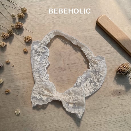 [予約] lace hair band/ BEBE HOLIC