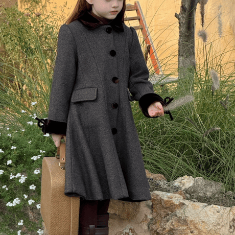 [即納] Elegant Wool Princess Coat（　110＿のみ）
