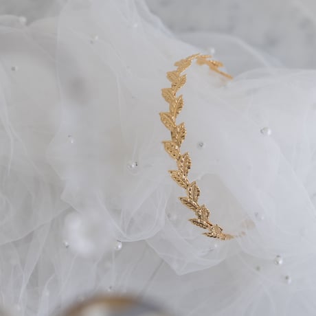 [予約] Golden Laurel Headband