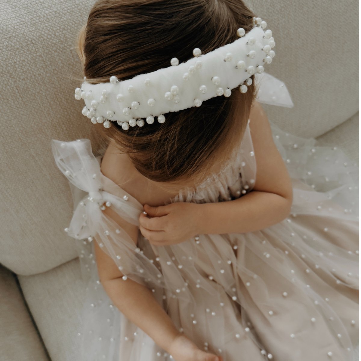 予約】 Pearl Girl hair band /nelia wears | Mimiel