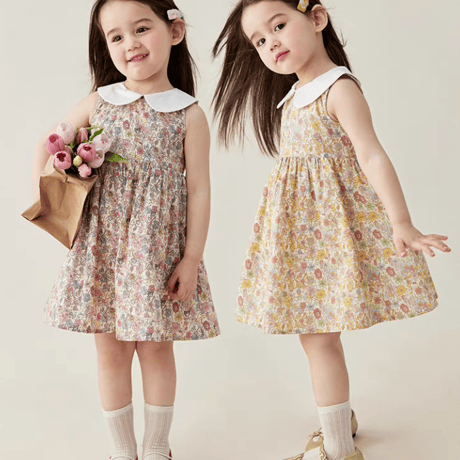 [予約] Petite Fleur Collar Dress