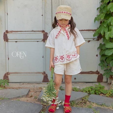 [予約] Rosier Garden Shirt / OREN by Hibyebebe