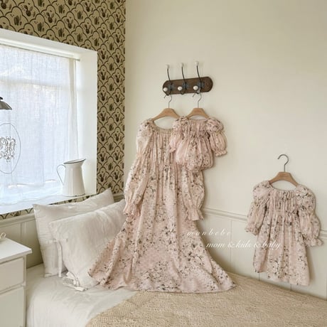 [即納] Misty eyelet ops/ Monbebe （Pink S_ size のみ）