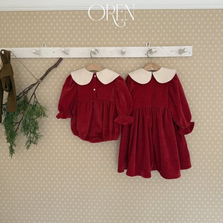 [即納] Carol Carol dress/ OREN by Hibyebebe (Lsize_のみ)