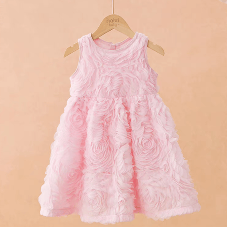 [予約] Pink Rosy Petal Dress