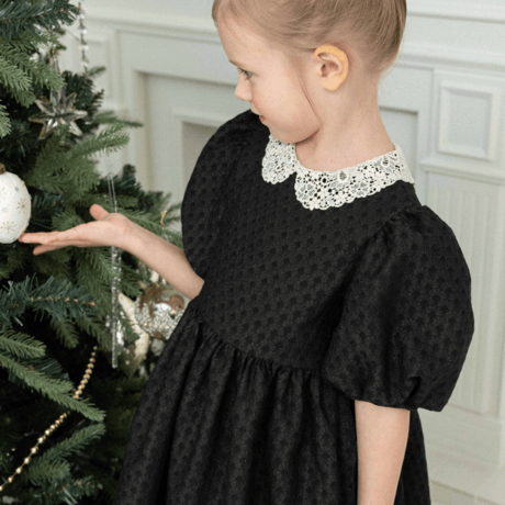[即納] Nua lace dress /moitoinous   ( 110, 120_size のみ）