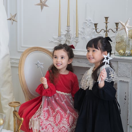 [即納] Diana Christmas dress_Red / Eugenie Candys (M _ size のみ）