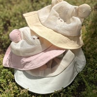 【即納】  sun summer bear hat