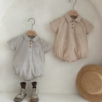 [予約] Rio Check Suit/ Monbebe