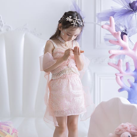 [予約] Pink Shell Mermaid Set up +  Necklace SET