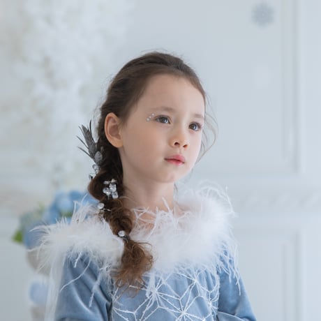 [即納]  snow queen  dress  ( 3, 5_size のみ）